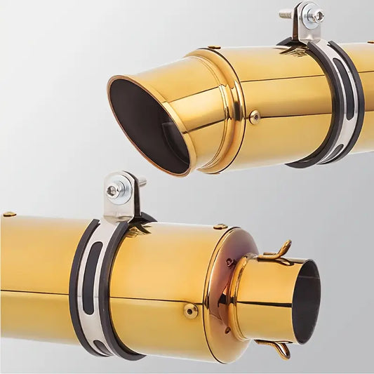 Universal modified motorcycle exhaust pipe with 51mm diameter, oblique mouth design, high performance, suitable for off-road motorcycles/street travel motorcycles/street sports motorcycles/all-terrain vehicles