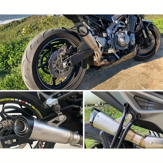 Universal motorcycle exhaust pipe modification with 51mm diameter, suitable for Yamaha R6 R15 R1 R3 MT07 Tmax155 XMAX GSX250 Pcx125 and many other motorcycles 45 sold Sold by Big Bear Motorcycle