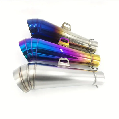 51mm Universal Stainless Steel Motorcycle Exhaust Pipe, Off-Road Compatible, Built-in DB Killer, Enhanced Performance Upgrade for Most Motorcycles