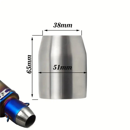 51mm-38mm Motorcycle Exhaust 38-51mm Adapter Connector Welding Pipe Universal Exhaust Pipe Connector Adapter Tube