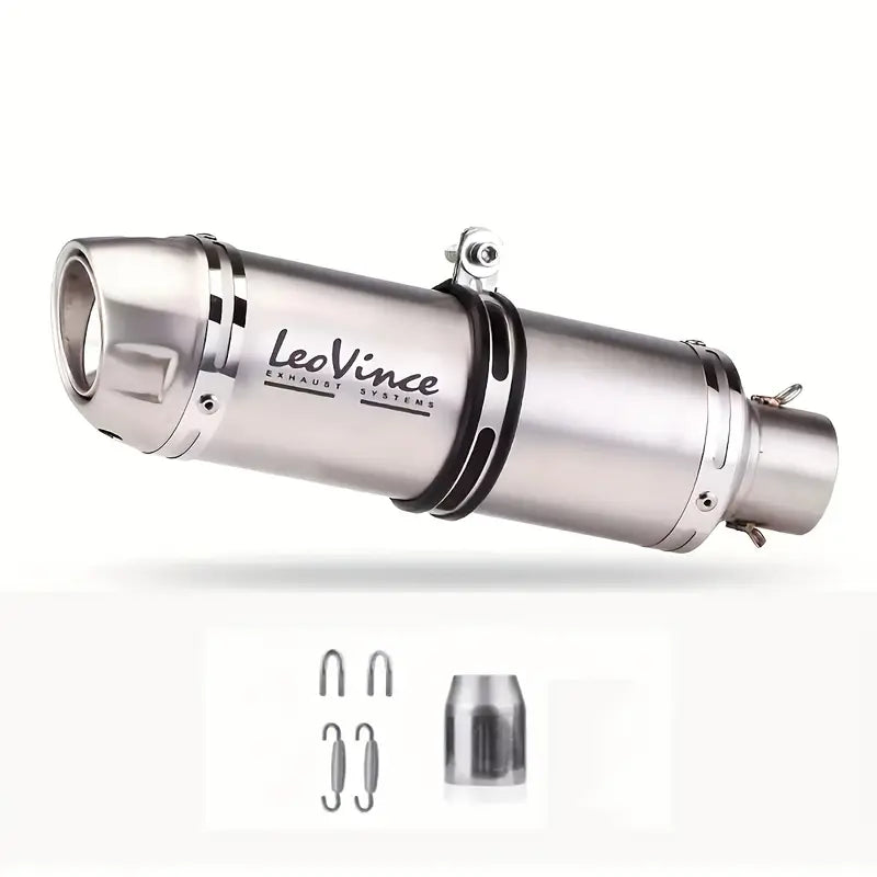 51MM Universal Motorcycle Exhaust Pipe, Stainless Steel, for Street Motor Scooters
