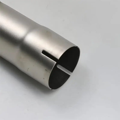 51mm Stainless Steel Universal Motorcycle Exhaust Pipe, Compatible with Street Motor Scooters, Modified Performance Upgrade Accessory