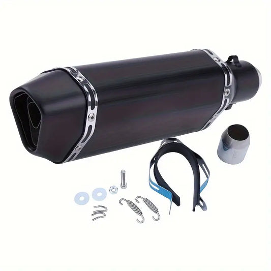 Carbon Fiber Motorcycle Exhaust Muffler Pipe 250Cc 350Cc 600Cc Escape Moto Tube for Nmax Tmax530 Msx125 GSR600