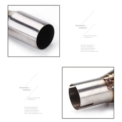 Piaggio Beverly X10 MP3 Exhaust Adapter] Piaggio Beverly X10 MP3 125/250/300/250LT Exhaust Mid-Pipe Adapter - 79.25 Gallon Street-Sport-Motorcycles Partial Adjustment Tube 51mm