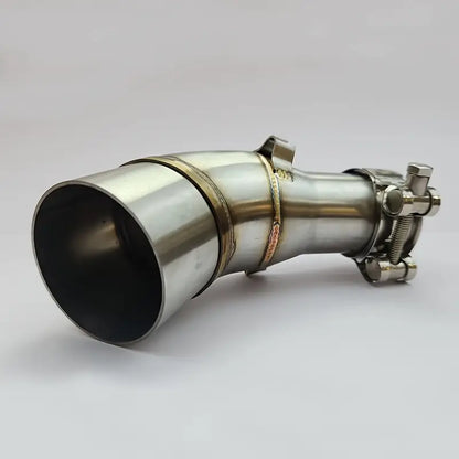 Stainless Steel Motorcycle Exhaust Pipe Midsection, Compatible with Yamaha MT03 YZF R3 R25 2015-2022, Street-Sport-Motorcycles Upgrade Accessory