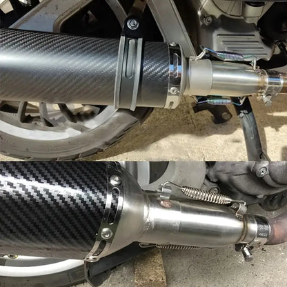 Piaggio Beverly X10 MP3 Exhaust Adapter] Piaggio Beverly X10 MP3 125/250/300/250LT Exhaust Mid-Pipe Adapter - 79.25 Gallon Street-Sport-Motorcycles Partial Adjustment Tube 51mm
