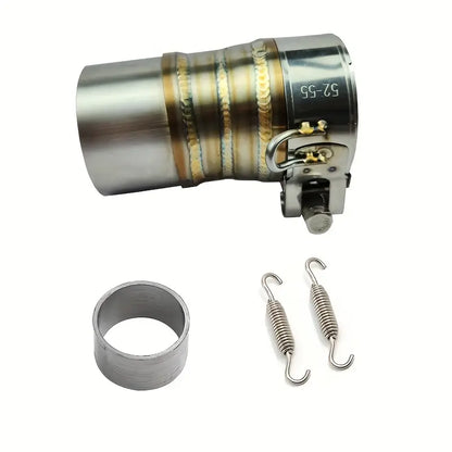 51MM YZF-R6 Motorcycle Exhaust Escape Modified Intermediate Link Pipe Slips YZFR6 Yamaha R6 YZF R6 2006-2019