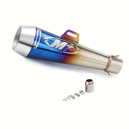 51mm Stainless Steel Exhaust Pipe for Motorcycles - Fits Most Street Touring Models, Exhaust Pipe, Motorcycle, Universal, Modified