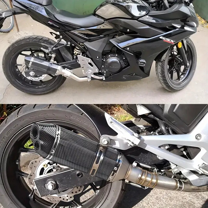 35-51mm Motorcycle Scooter ATV Exhaust Pipe Escape Moto for Honda CBR250 CB400 YZF FZ400 Z750 NINJA TMAX530