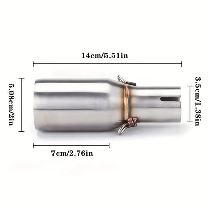 Piaggio Beverly X10 MP3 Exhaust Adapter] Piaggio Beverly X10 MP3 125/250/300/250LT Exhaust Mid-Pipe Adapter - 79.25 Gallon Street-Sport-Motorcycles Partial Adjustment Tube 51mm