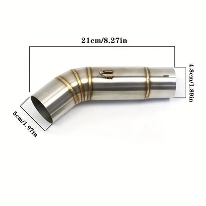 High-Performance Stainless Steel Exhaust Pipe for Suzuki GSXR600/750 - Lightweight, Durable & Easy to Install, Fits K11/K12/K13 Models Too, Sports Bike Exhaust|Streamlined Exhaust System|Easyinstall Features