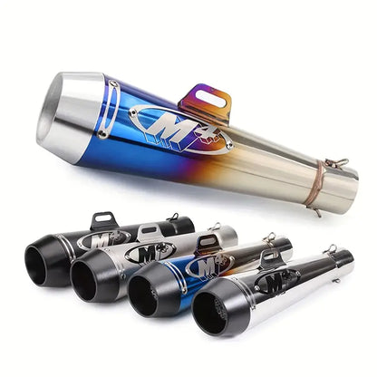 51mm Stainless Steel Exhaust Pipe for Motorcycles - Fits Most Street Touring Models, Exhaust Pipe, Motorcycle, Universal, Modified