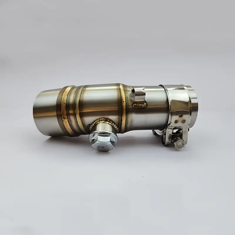 Stainless Steel Motorcycle Mid-Pipe, Compatible with Kawasaki ER6F, ER6N, Ninja 650, And Z650