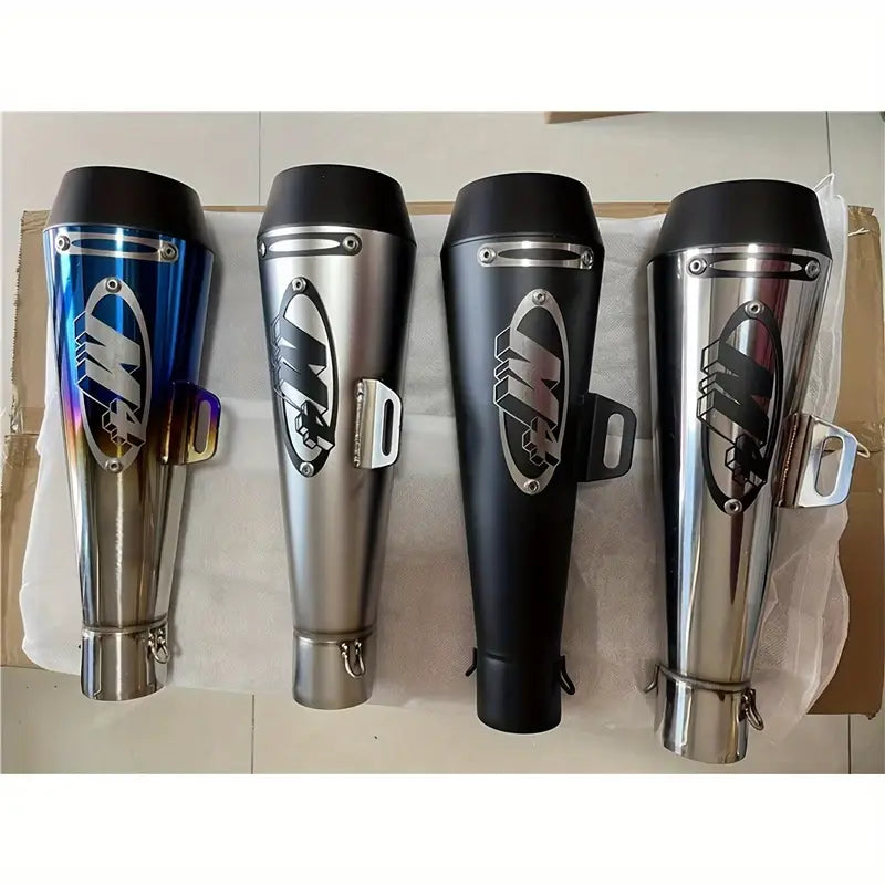 51mm Stainless Steel Exhaust Pipe for Motorcycles - Fits Most Street Touring Models, Exhaust Pipe, Motorcycle, Universal, Modified