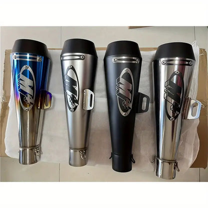 51mm Stainless Steel Exhaust Pipe for Motorcycles - Fits Most Street Touring Models, Exhaust Pipe, Motorcycle, Universal, Modified