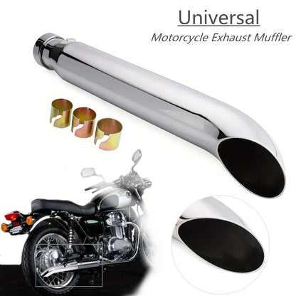 [Retro Electroplating Escap Moto Exhaust] Motorcycle Exhaust Retro Vintage Classic Electroplating Escap Moto for Cafe Racer Bobber Chopper Custom
