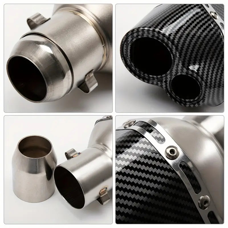 35-51mm Motorcycle Scooter ATV Exhaust Pipe Escape Moto for Honda CBR250 CB400 YZF FZ400 Z750 NINJA TMAX530