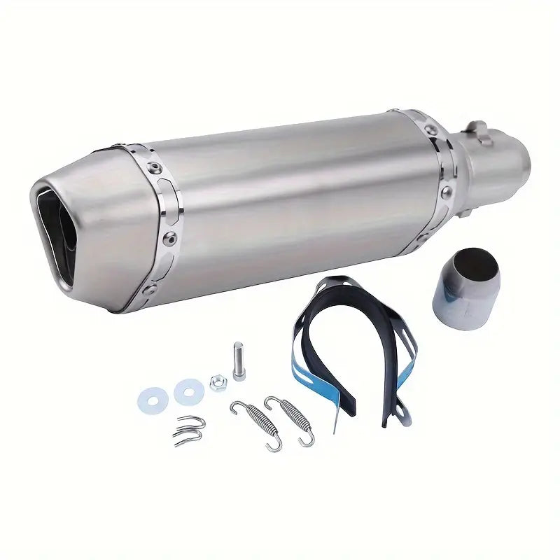 Carbon Fiber Motorcycle Exhaust Muffler Pipe 250Cc 350Cc 600Cc Escape Moto Tube for Nmax Tmax530 Msx125 GSR600
