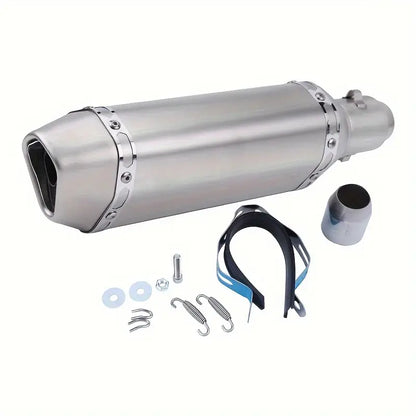 Carbon Fiber Motorcycle Exhaust Muffler Pipe 250Cc 350Cc 600Cc Escape Moto Tube for Nmax Tmax530 Msx125 GSR600