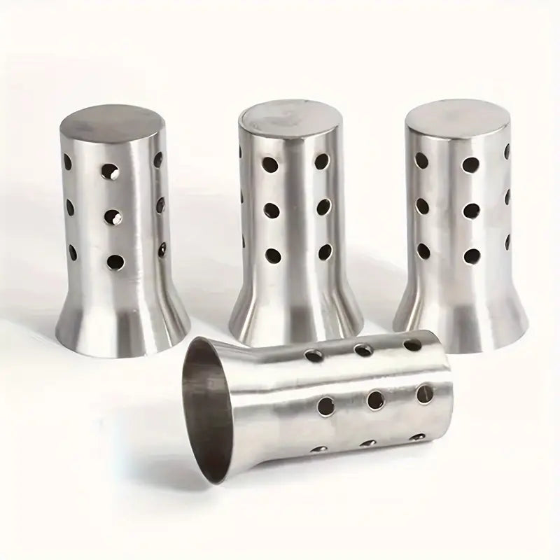 Stainless Steel Motorcycle DB Killer Exhaust Pipe - Easy Install, Adjustable & Removable, Reduces Deep Notes for a More Pleasant Sound - Fits Kawasaki, for SUZUKI, for HONDA, Yamaha, for BMW