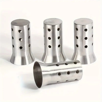 Stainless Steel Motorcycle DB Killer Exhaust Pipe - Easy Install, Adjustable & Removable, Reduces Deep Notes for a More Pleasant Sound - Fits Kawasaki, for SUZUKI, for HONDA, Yamaha, for BMW