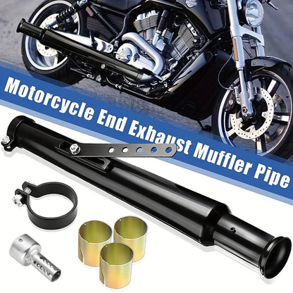 [Retro Electroplating Escap Moto Exhaust] Motorcycle Exhaust Retro Vintage Classic Electroplating Escap Moto for Cafe Racer Bobber Chopper Custom