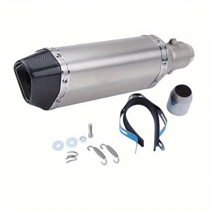 Carbon Fiber Motorcycle Exhaust Muffler Pipe 250Cc 350Cc 600Cc Escape Moto Tube for Nmax Tmax530 Msx125 GSR600