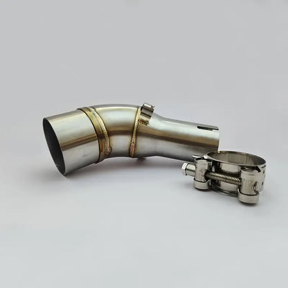 Stainless Steel Motorcycle Exhaust Pipe Midsection, Compatible with Yamaha MT03 YZF R3 R25 2015-2022, Street-Sport-Motorcycles Upgrade Accessory