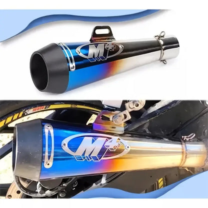 51mm Stainless Steel Exhaust Pipe for Motorcycles - Fits Most Street Touring Models, Exhaust Pipe, Motorcycle, Universal, Modified