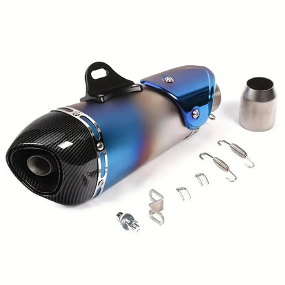 Universal Alfa Motorcycle Modified Exhaust Pipe 51Mm Exhaust Suitable for R3 MT07 FZ1 R6 R15 ZX6R ZX10 Z900 Z400 1000 CBR1000 GSXR1000 And Most Other Motorcycles Installation Use Built-In DB Killer