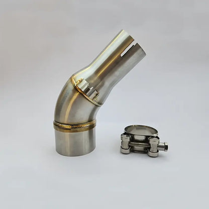 Stainless Steel Motorcycle Exhaust Pipe Midsection, Compatible with Yamaha MT03 YZF R3 R25 2015-2022, Street-Sport-Motorcycles Upgrade Accessory