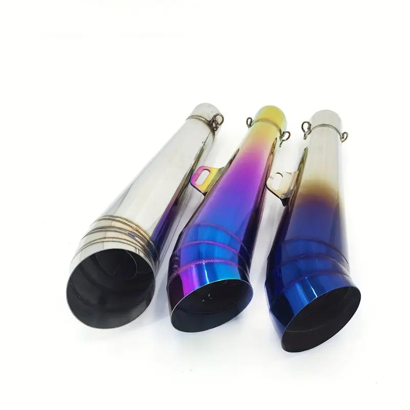 51mm Universal Stainless Steel Motorcycle Exhaust Pipe, Off-Road Compatible, Built-in DB Killer, Enhanced Performance Upgrade for Most Motorcycles