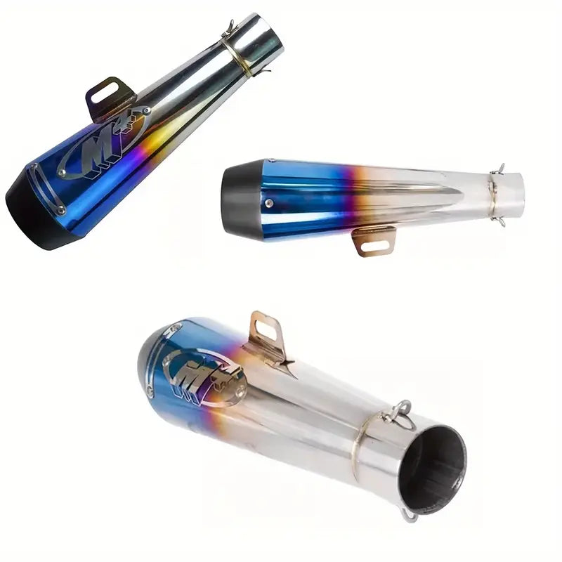 51mm Stainless Steel Exhaust Pipe for Motorcycles - Fits Most Street Touring Models, Exhaust Pipe, Motorcycle, Universal, Modified