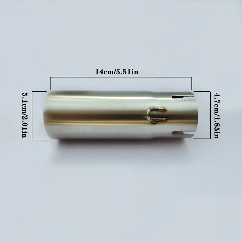 Motorcycle Exhaust Mid-Pipe Connector, Suitable for Yamaha R6 (2006-2019) Slip-On Motorcycle Exhaust Mid-Link Pipe 51 Mm - Motorcycle Accessories - Motorcycle Mid-Section - Yamaha Mid-Link Pipe - R6 Mid-Section