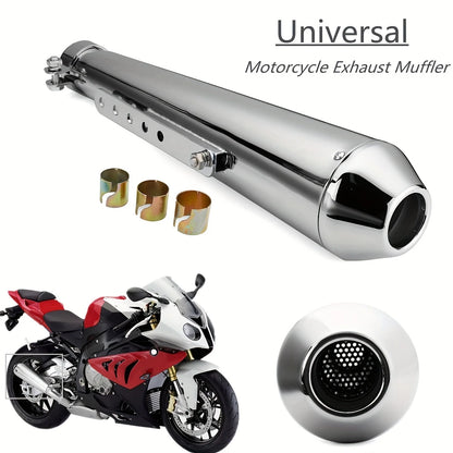 [Retro Electroplating Escap Moto Exhaust] Motorcycle Exhaust Retro Vintage Classic Electroplating Escap Moto for Cafe Racer Bobber Chopper Custom