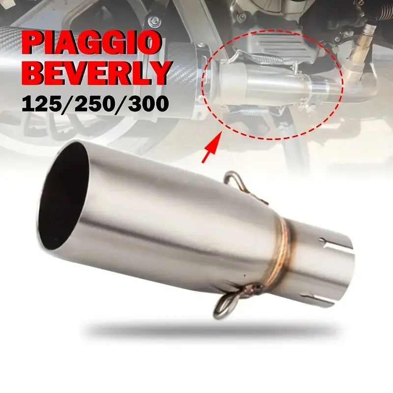 Piaggio Beverly X10 MP3 Exhaust Adapter] Piaggio Beverly X10 MP3 125/250/300/250LT Exhaust Mid-Pipe Adapter - 79.25 Gallon Street-Sport-Motorcycles Partial Adjustment Tube 51mm