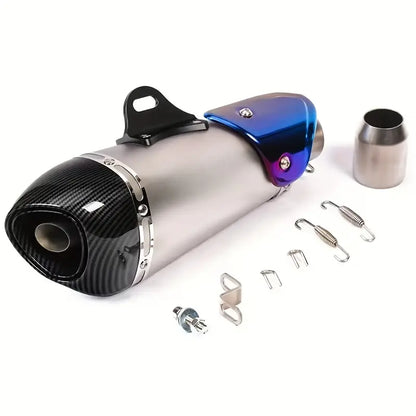 Universal Alfa Motorcycle Modified Exhaust Pipe 51Mm Exhaust Suitable for R3 MT07 FZ1 R6 R15 ZX6R ZX10 Z900 Z400 1000 CBR1000 GSXR1000 And Most Other Motorcycles Installation Use Built-In DB Killer