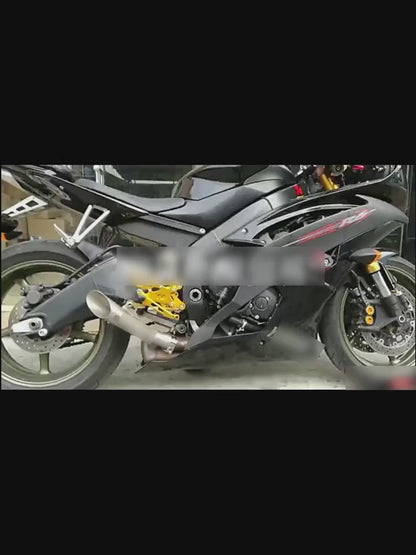 51mm Stainless Steel Universal Motorcycle Exhaust Pipe, Compatible with Street Motor Scooters, Modified Performance Upgrade Accessory